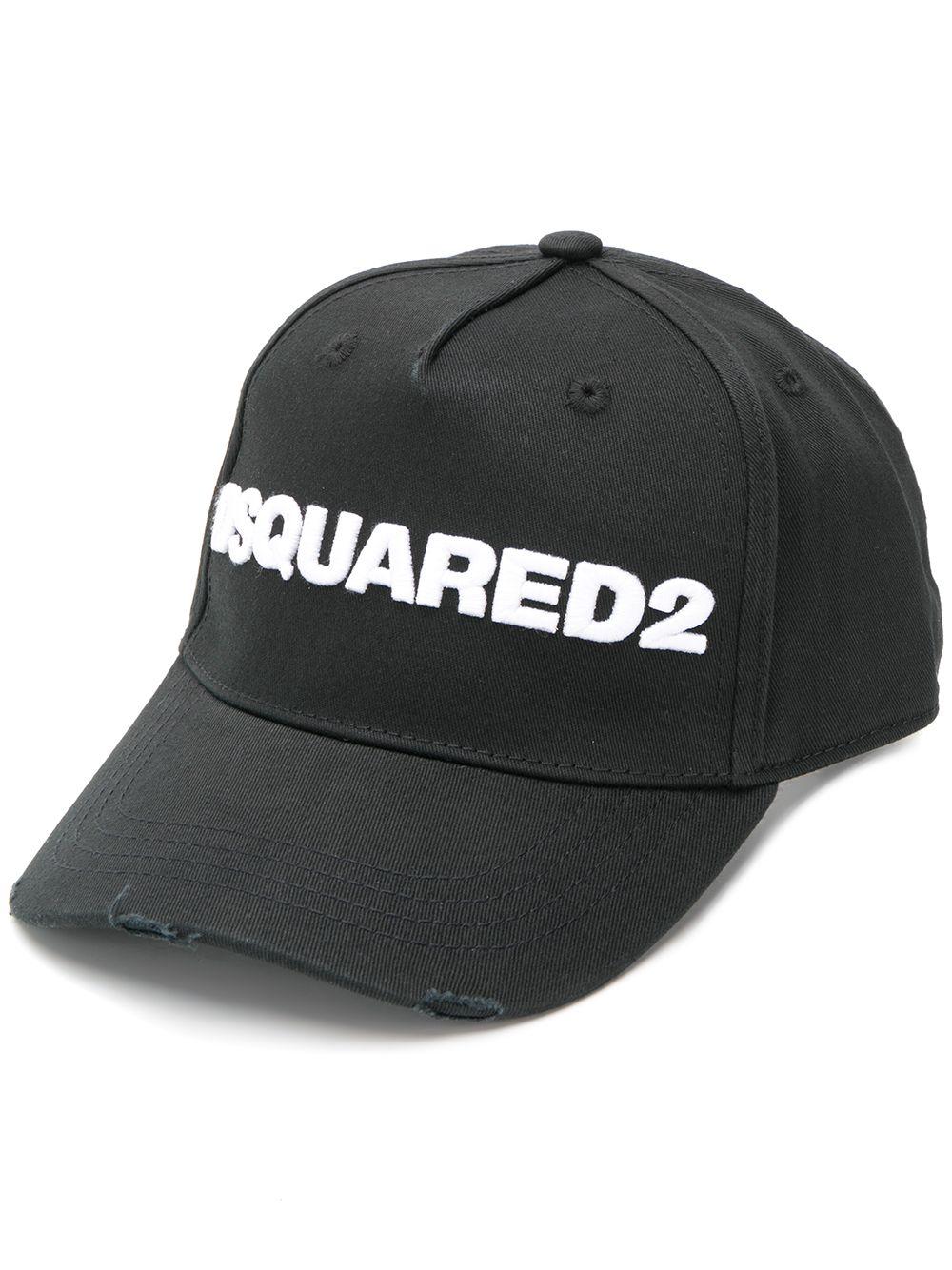 DSQUARED2 Embroidered Baseball Cap with Rips - Banlieue91 -