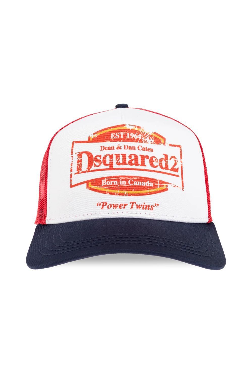 DSQUARED2 Men's Cotton Baseball Cap - FW25 Collection - Banlieue91 -