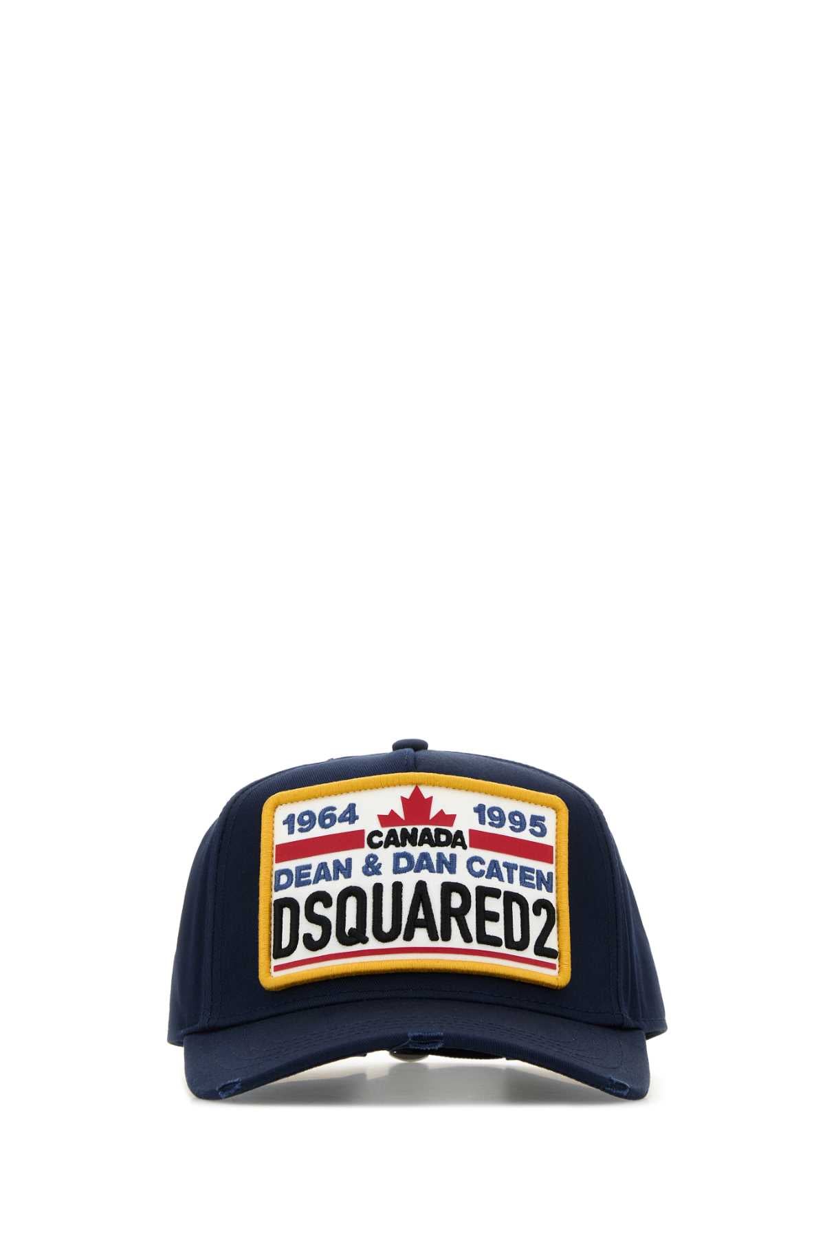 DSQUARED2 Cotton Baseball Cap with Logo - Banlieue91 -