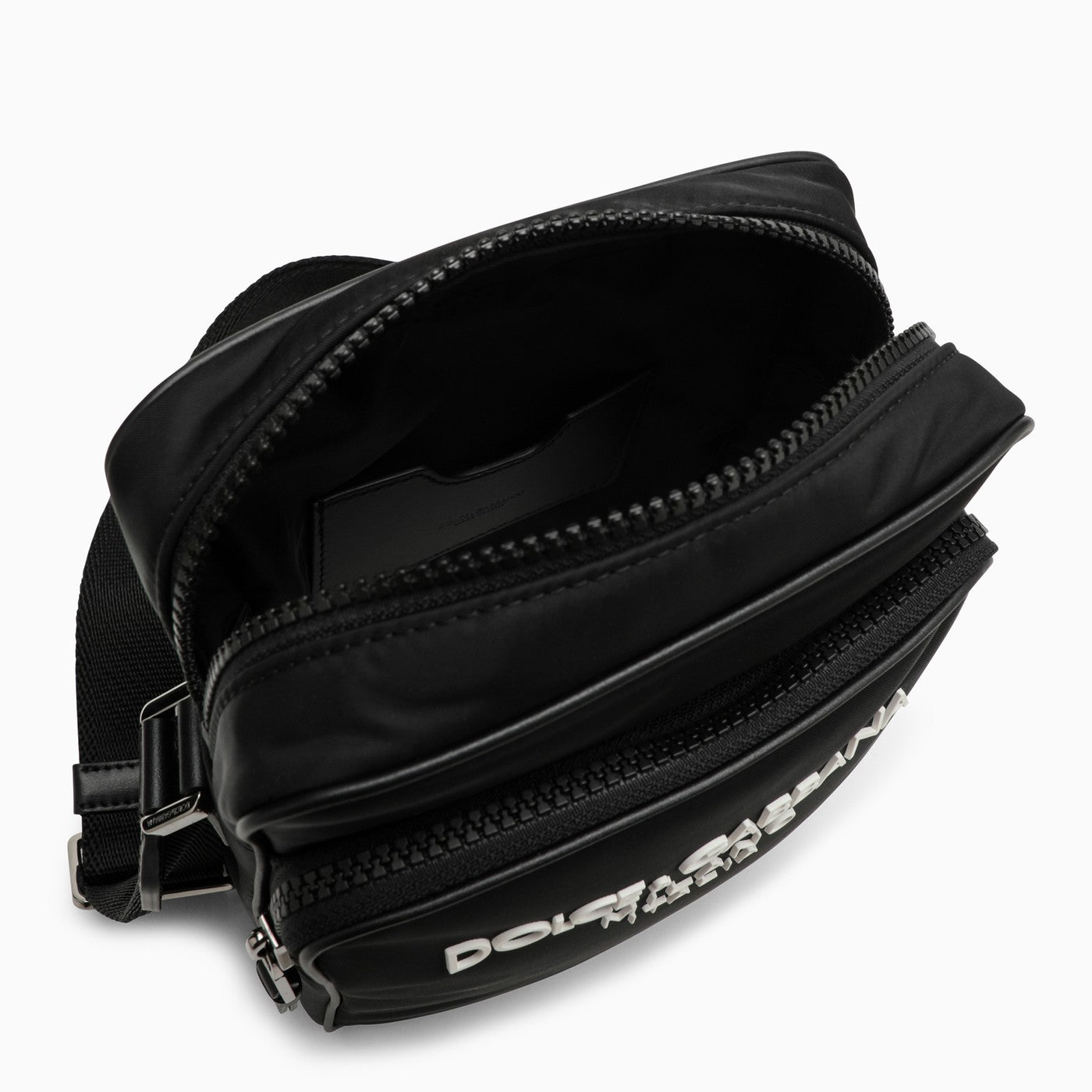 Dolce&Gabbana Black Messenger Bag In Nylon - Banlieue91 -