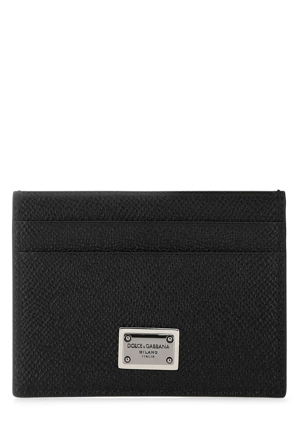 DOLCE & GABBANA Mini Calfskin Card Holder with Four Slots - Banlieue91 -