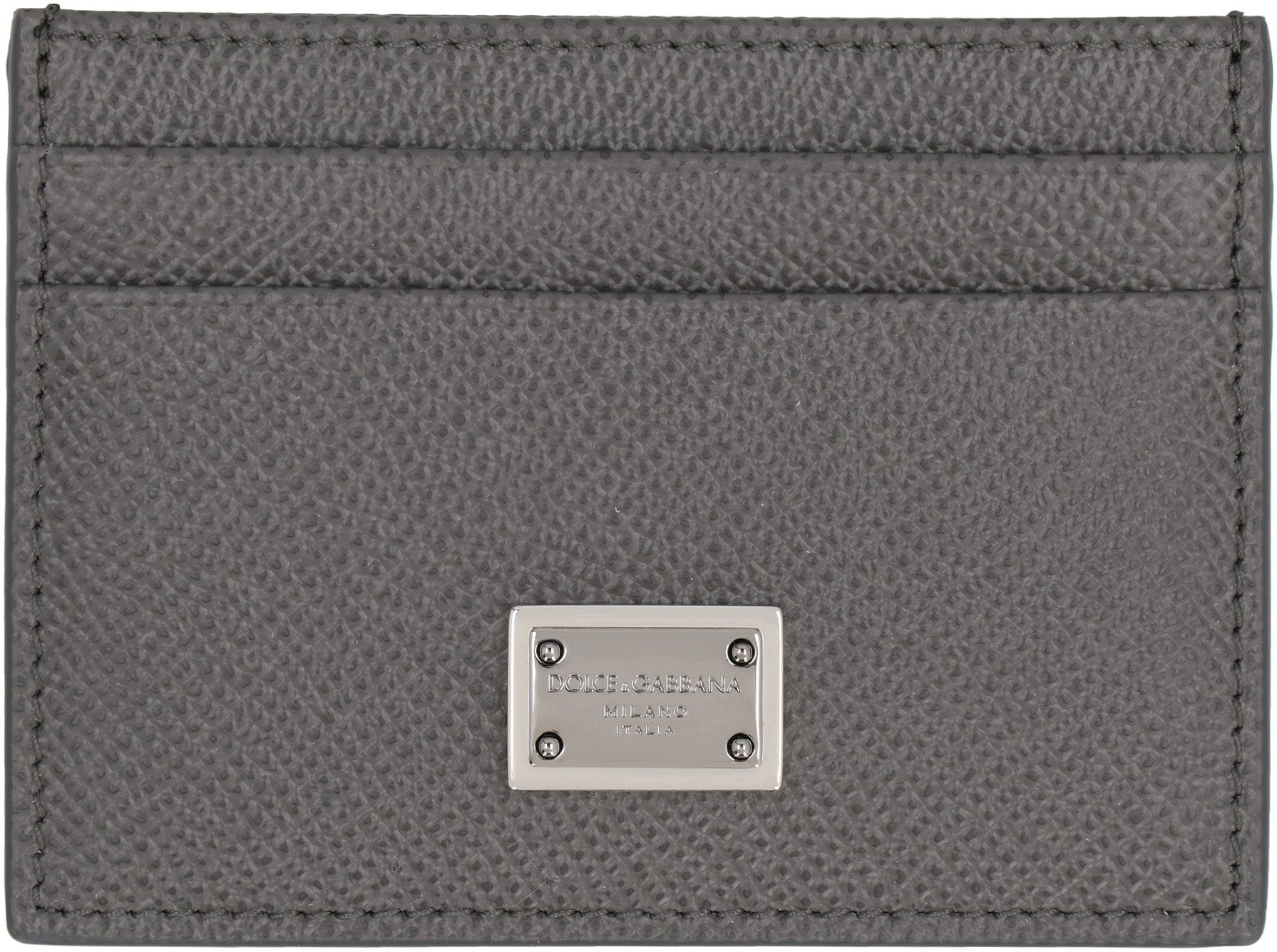 DOLCE & GABBANA Mini Leather Card Holder with Dauphine Print - Banlieue91 -