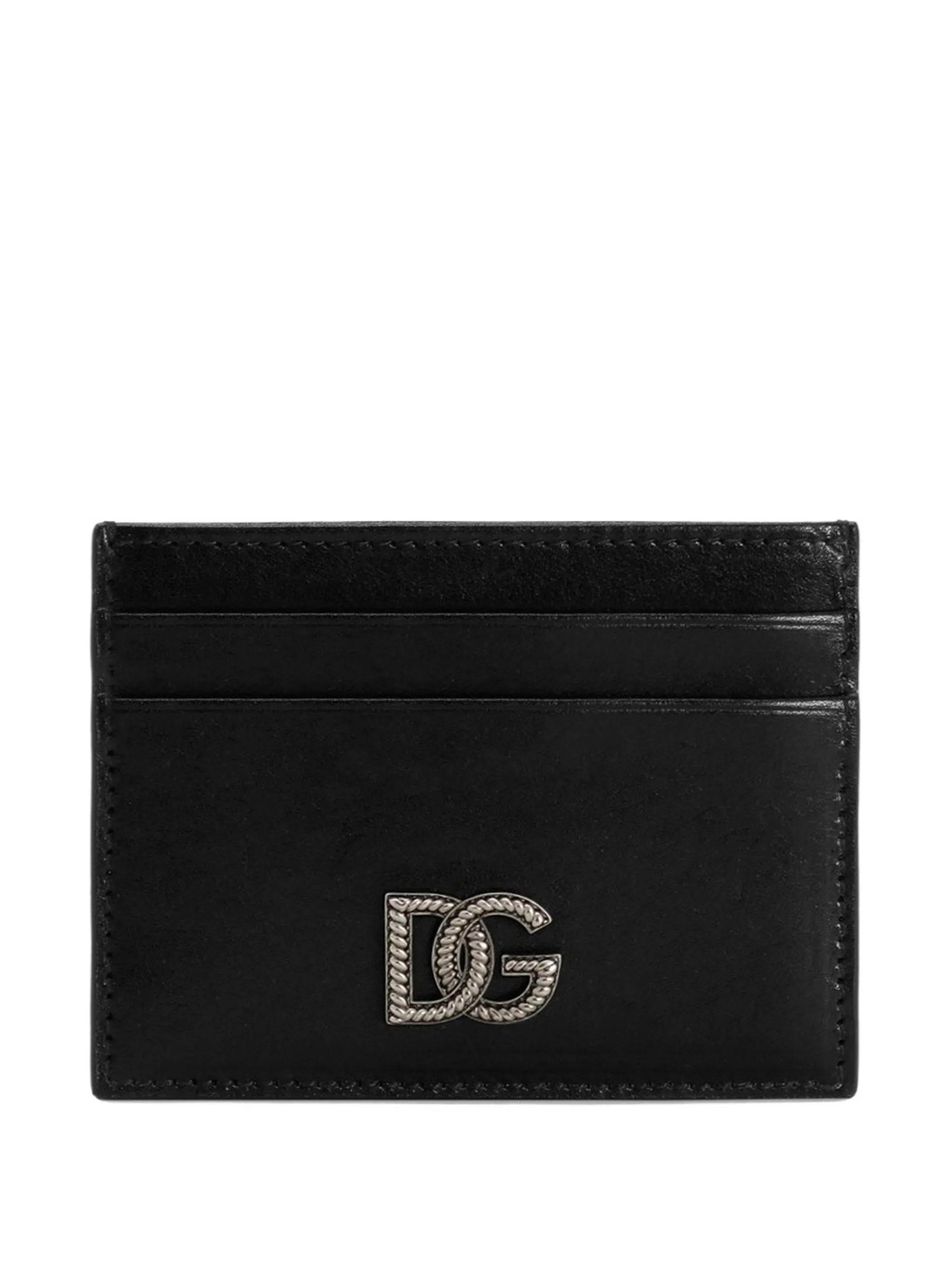 DOLCE & GABBANA Mini Leather Card Holder - Classic Elegance - Banlieue91 -