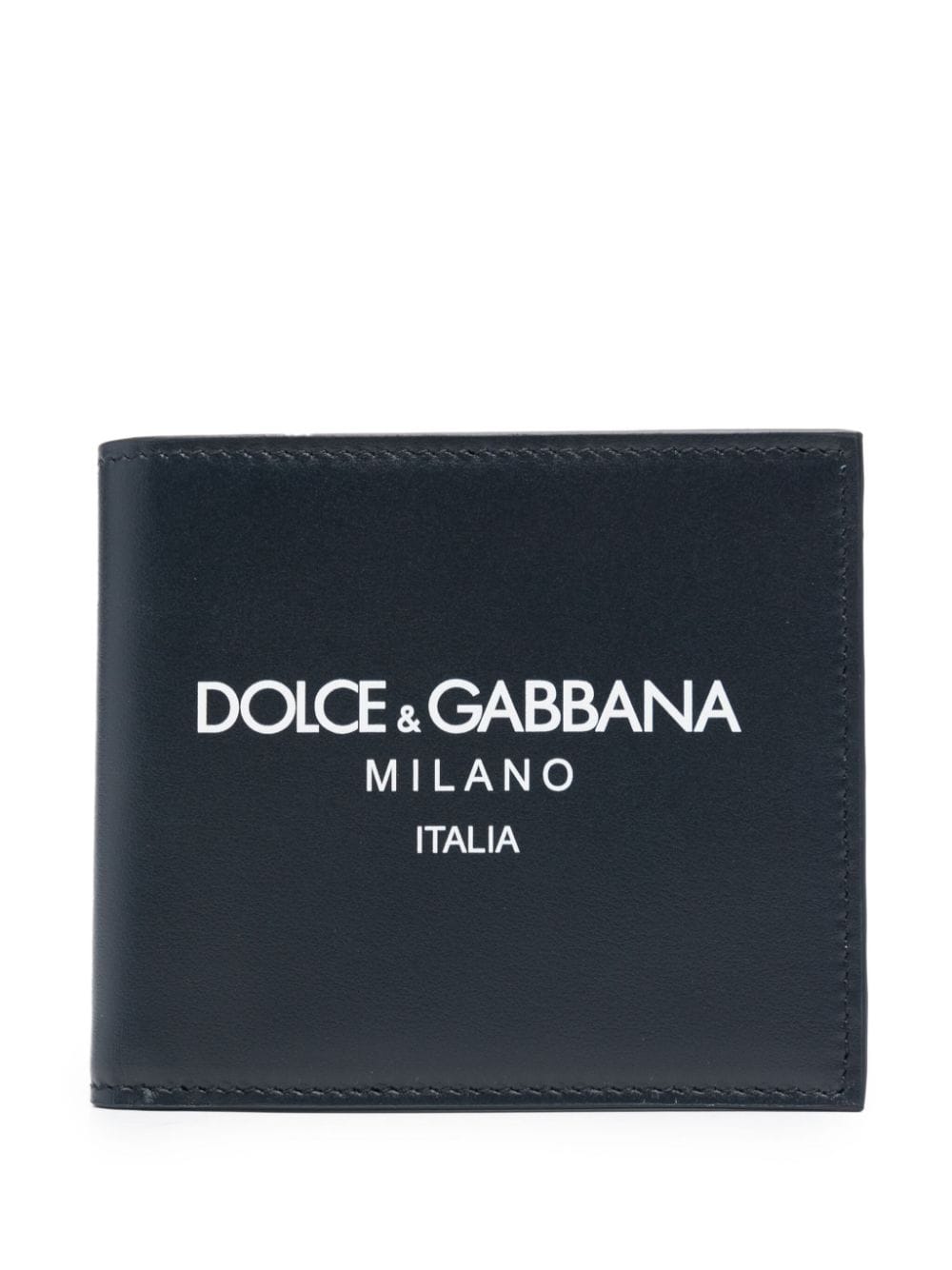 DOLCE & GABBANA Leather Bifold Wallet for Men - Classic Mini Style - Banlieue91 -