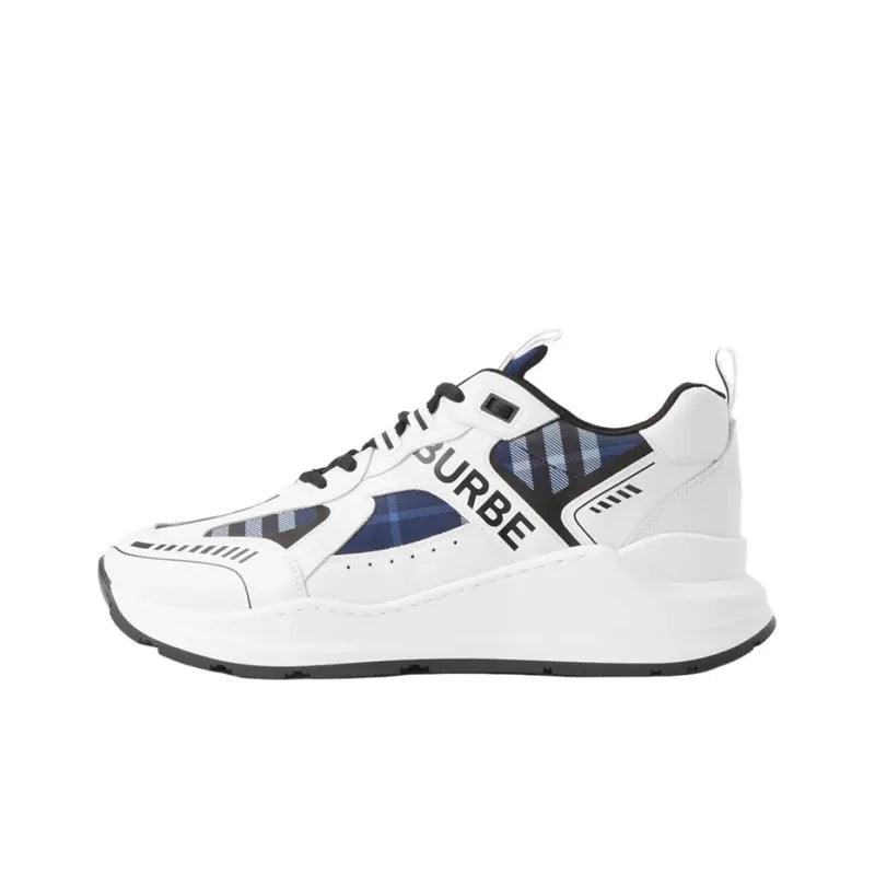 Burberry Low Top Sports Casual Shoes White Blue - Banlieue91