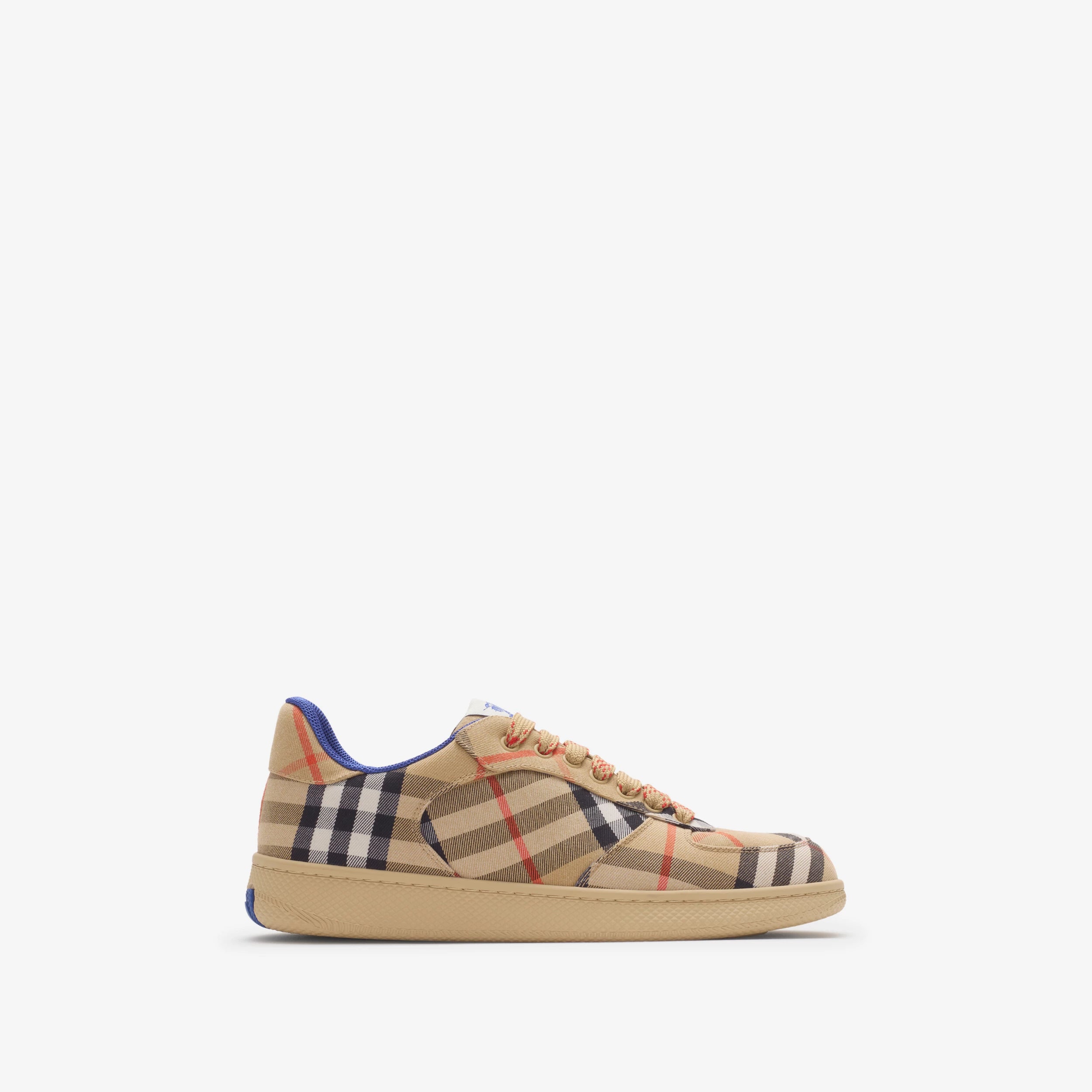 Burberry Men's Terrace Check Low Top Sneakers - Banlieue91 -