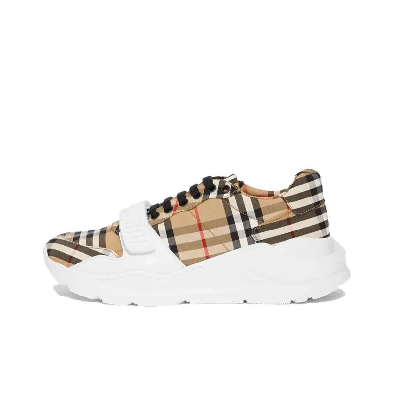 Burberry Vintage Check Cotton Archive Sneakers Beige - Banlieue91