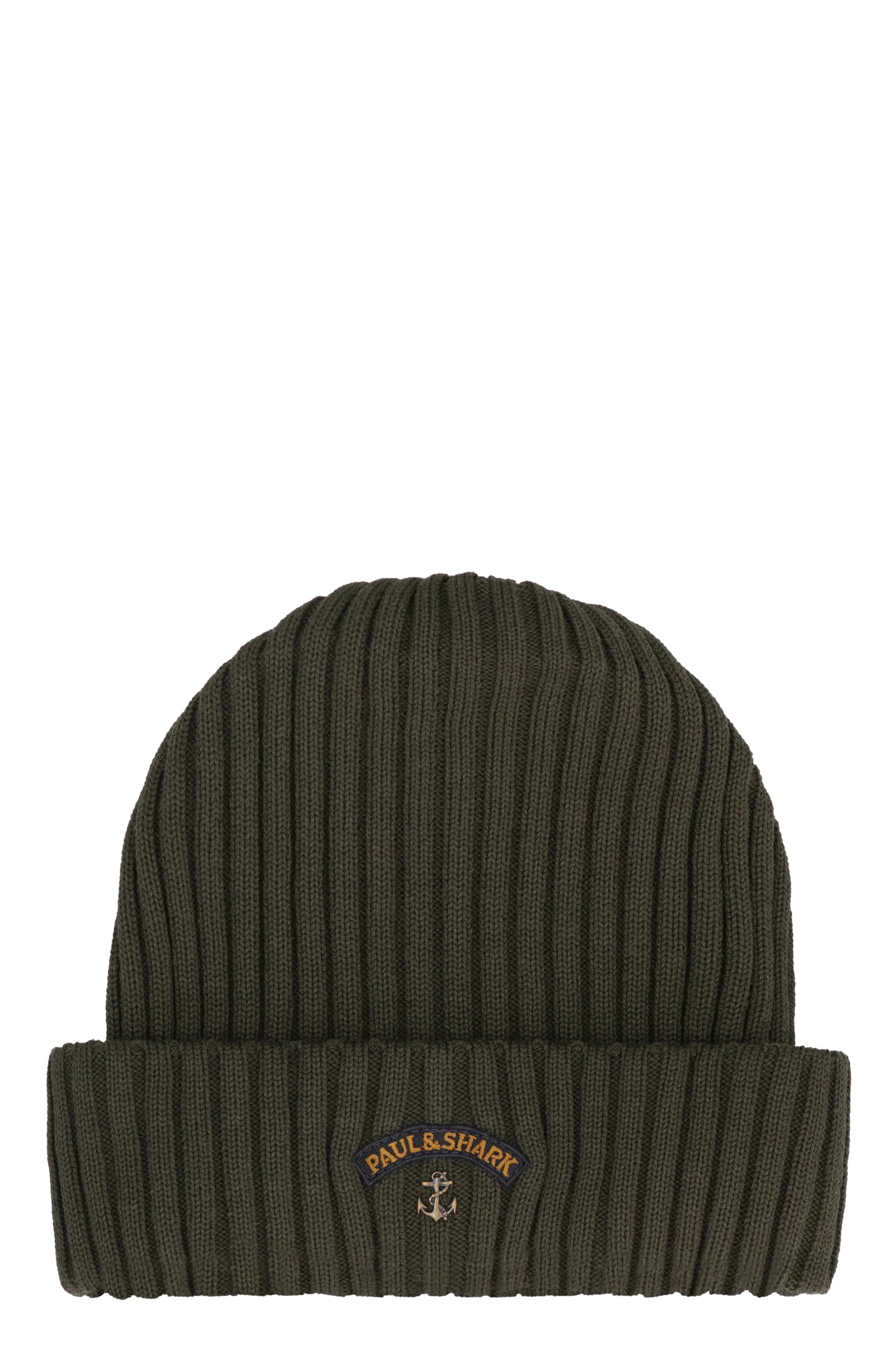 PAUL & SHARK Ribbed Wool Beanie with Front Logo Detail - Banlieue91 -