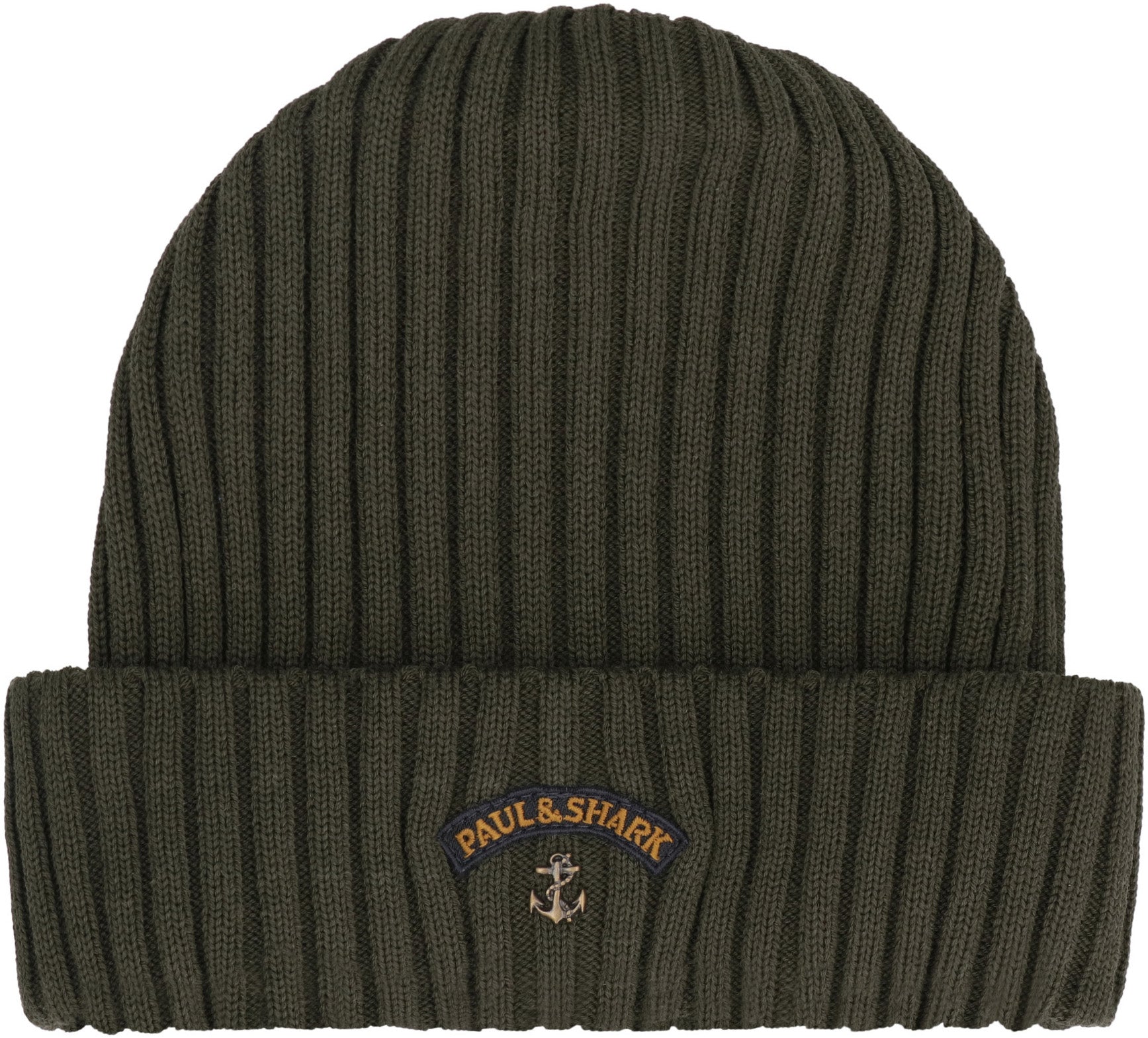PAUL & SHARK Ribbed Wool Beanie with Front Logo Detail - Banlieue91 -