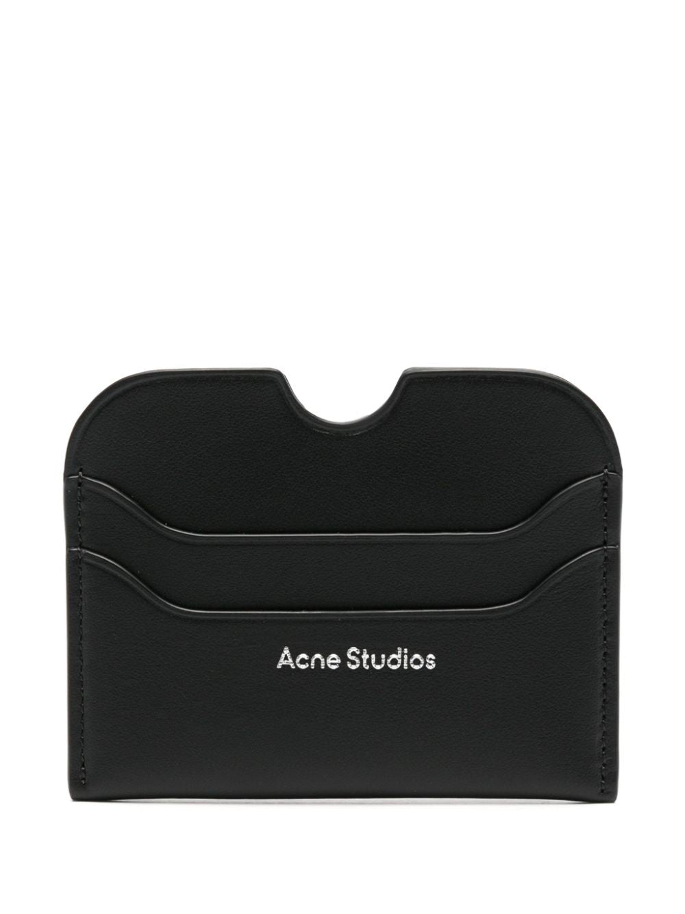 ACNE STUDIOS Mini Leather Wallet with Embossed Logo - Banlieue91 -