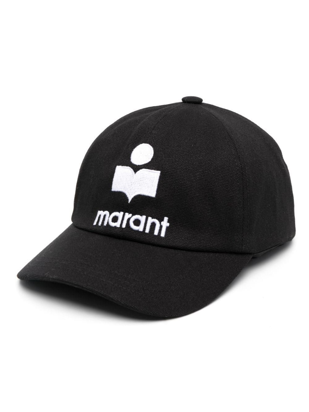 ISABEL MARANT Embroidered Logo Cotton Cap - Banlieue91 -