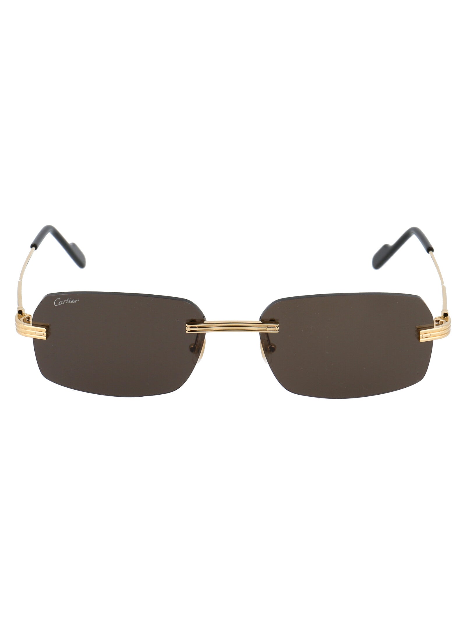 CARTIER Sleek Gold Metal Sunglasses for Men - Banlieue91 -