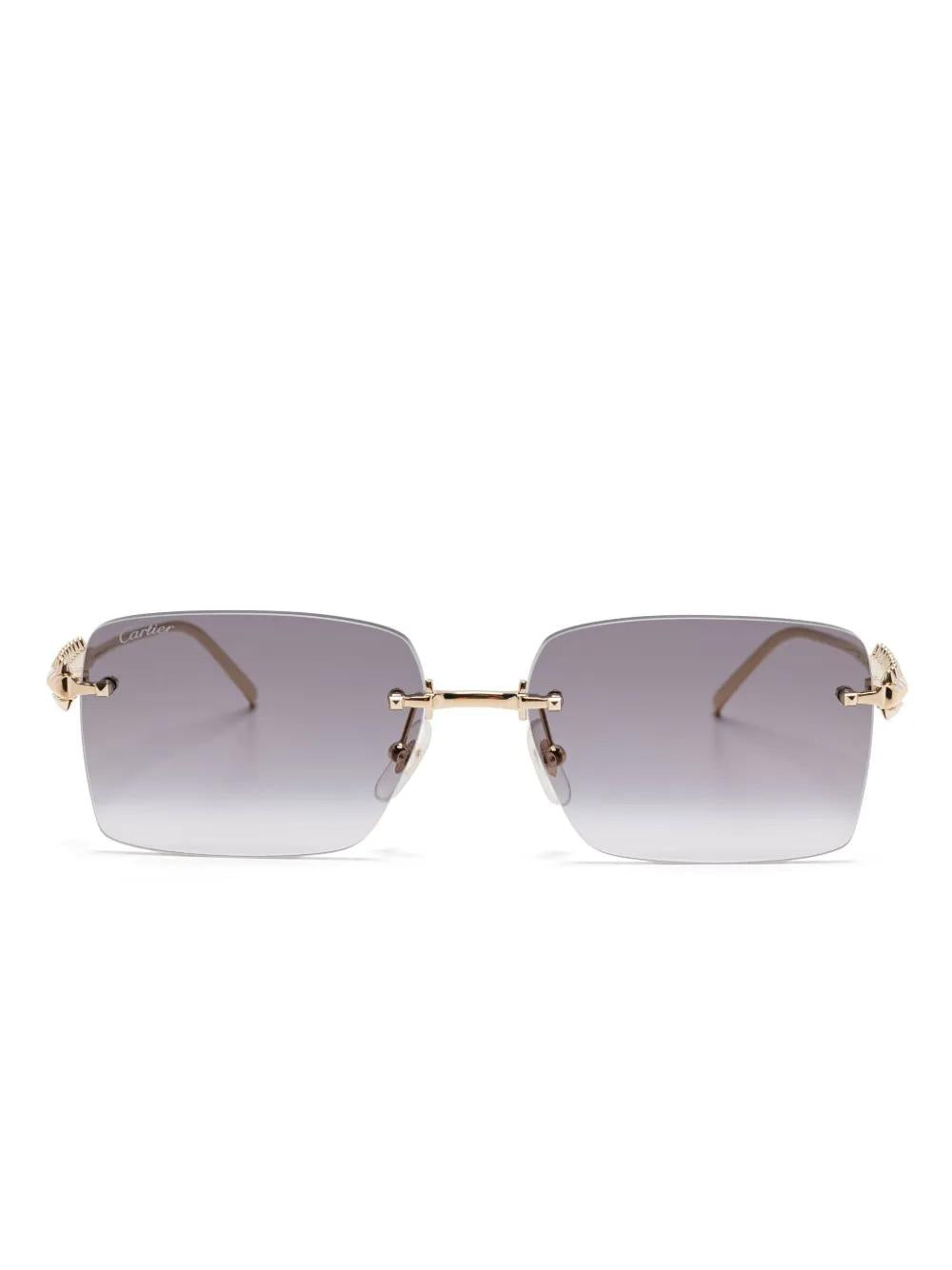 CARTIER Elegant Metal Sunglasses for Women - Banlieue91 -