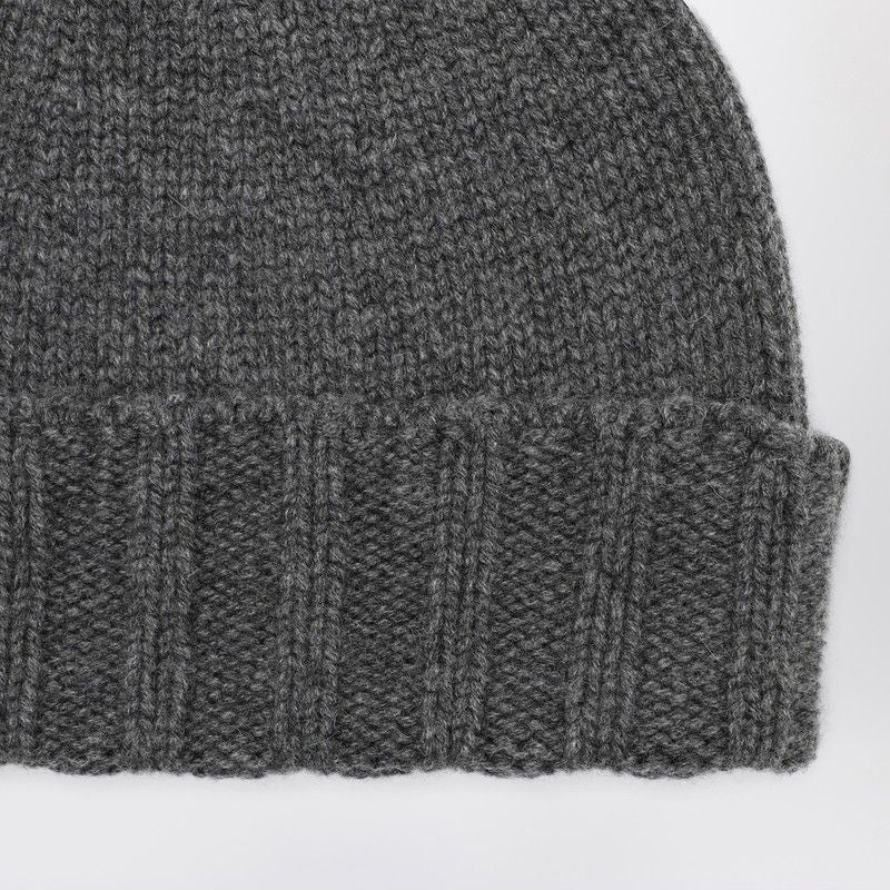 DRUMOHR Cashmere Beret with Ribbed Turn-Up Design - Banlieue91 -