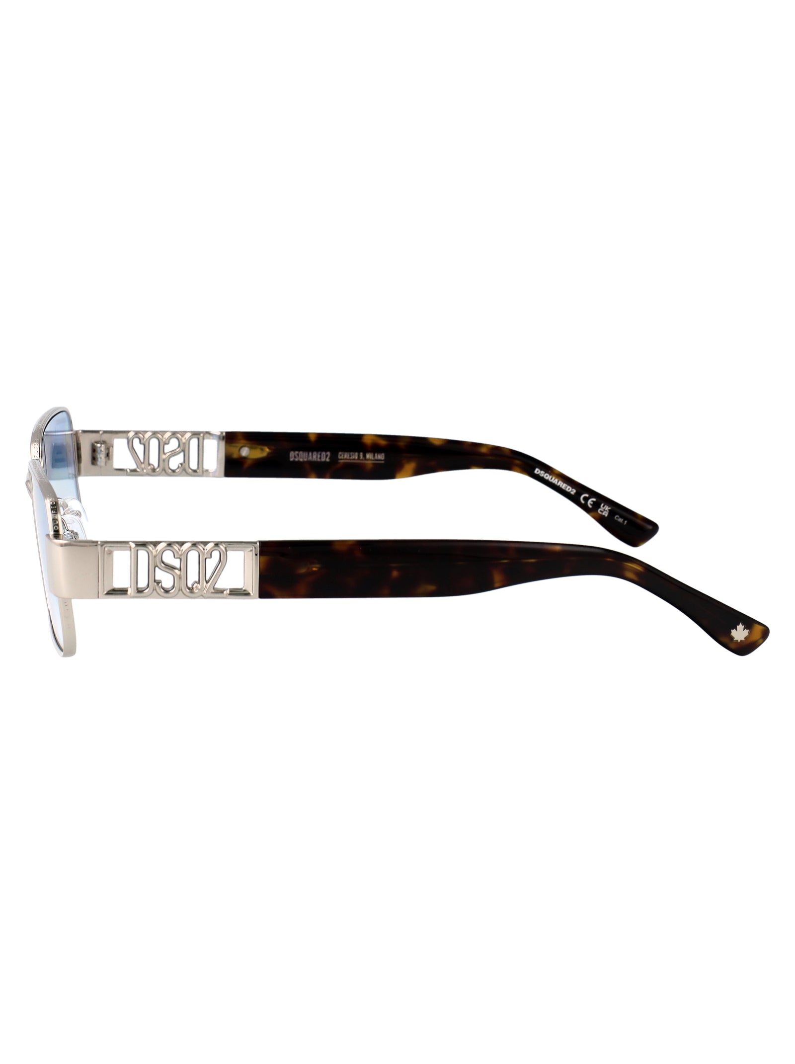 DSQUARED2 Palladium Metal Sunglasses for Men - SS25 Collection - Banlieue91 -