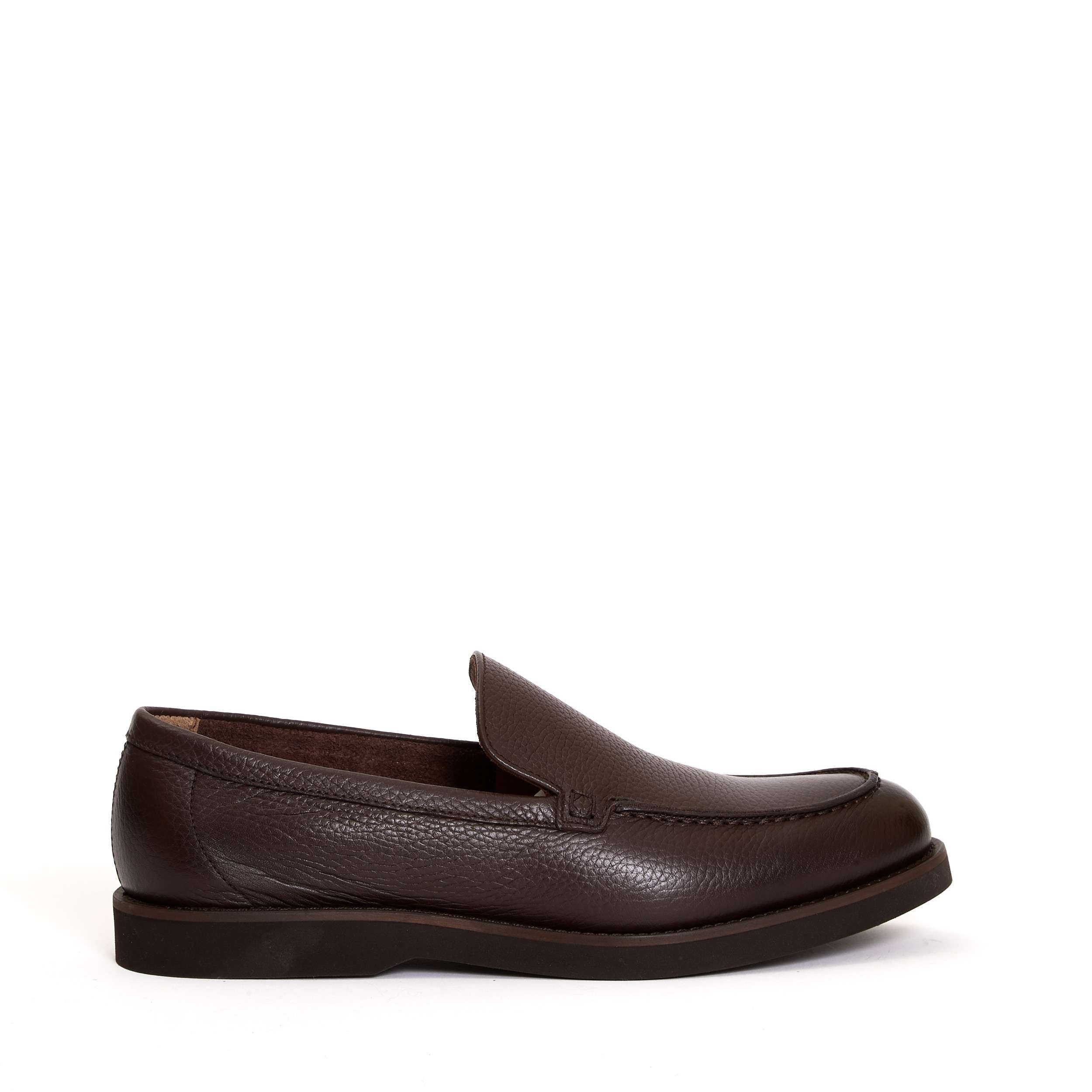 DOUCAL'S Stylish Hammered Leather Moccasin Slippers for Men - Banlieue91 -