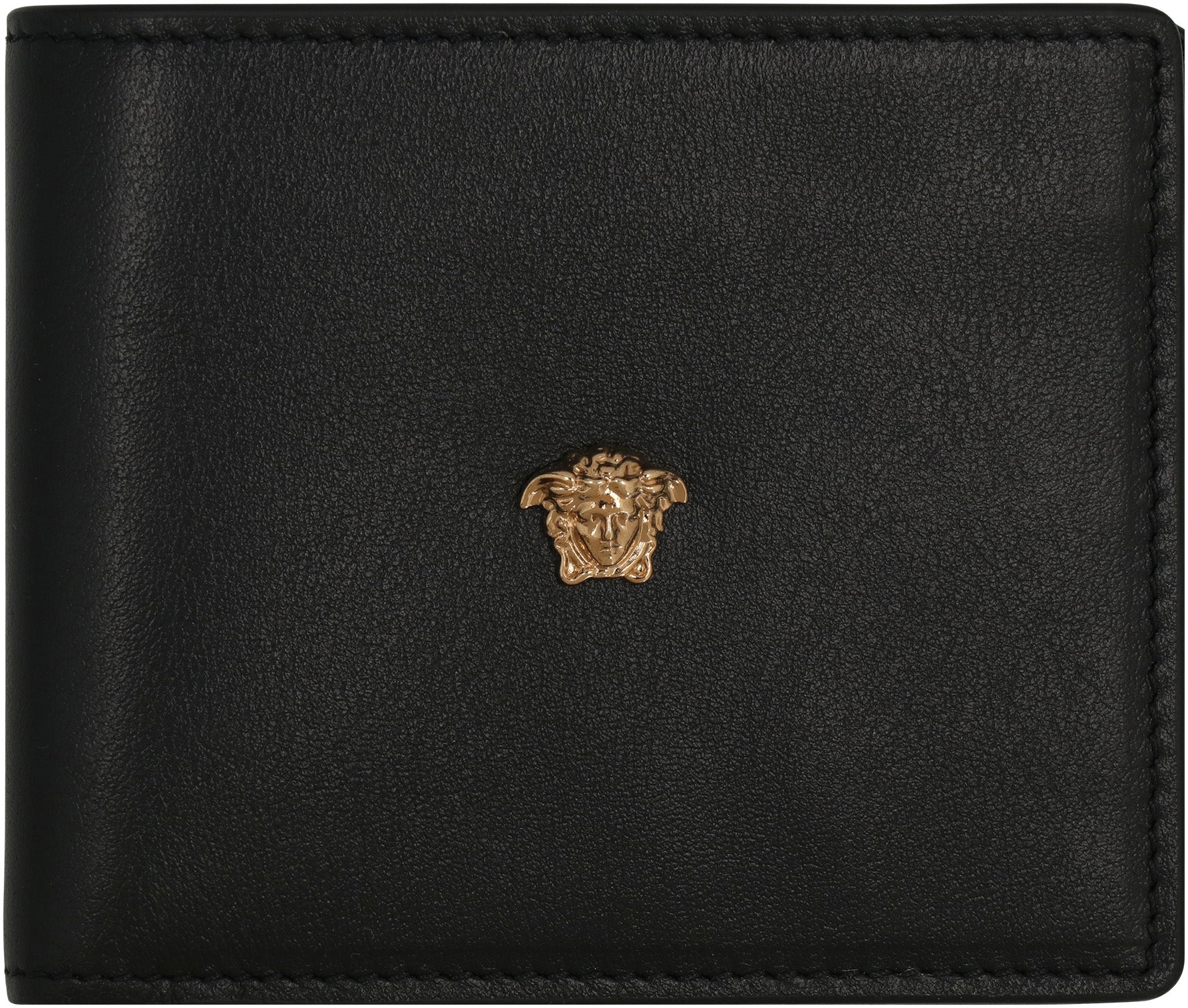VERSACE Mini Leather Wallet with Iconic Emblem - Banlieue91 -