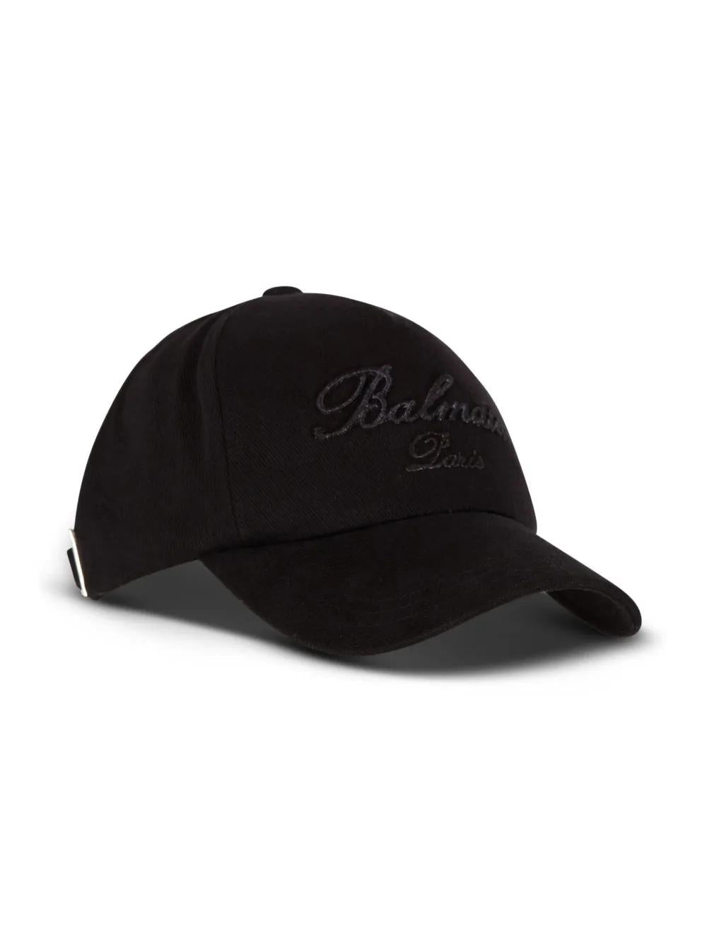 BALMAIN Logo Embroidered Baseball Cap - Banlieue91 -