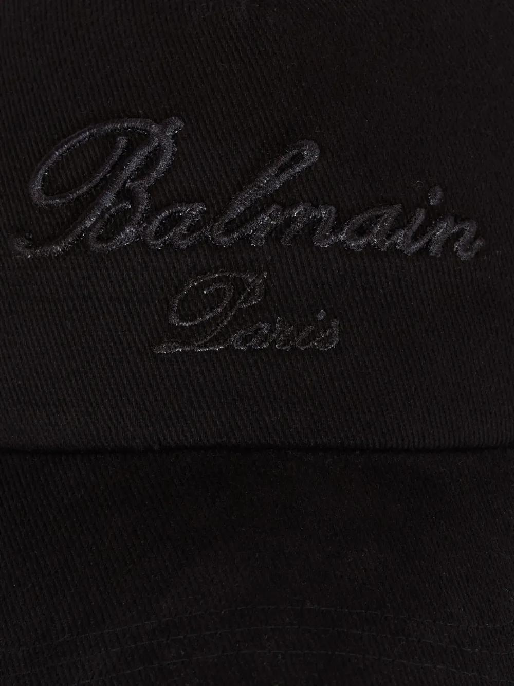 BALMAIN Logo Embroidered Baseball Cap - Banlieue91 -