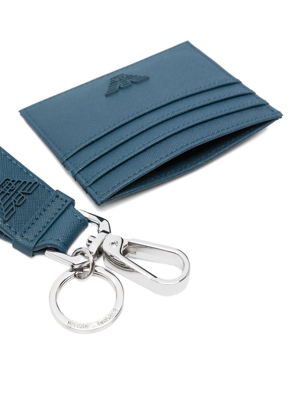 EMPORIO ARMANI Mini Credit Card Case with Key Ring - Banlieue91 -