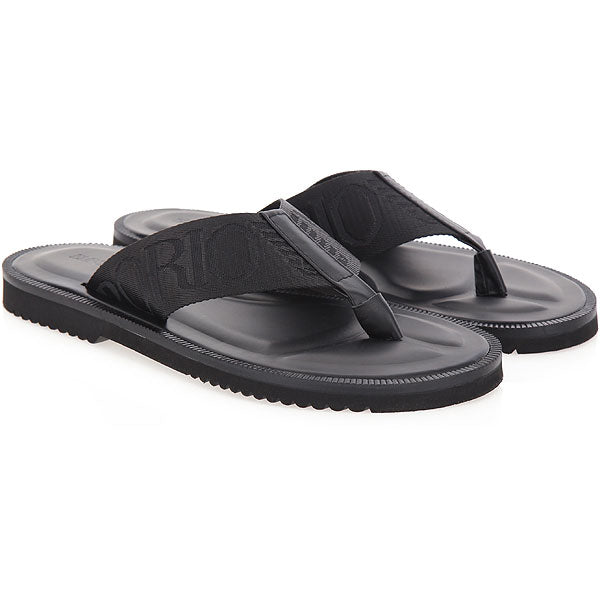 EMPORIO ARMANI Stylish Flip-Flop Sandals for Men - Banlieue91 -