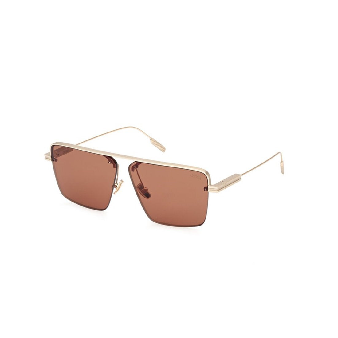ERMENEGILDO ZEGNA Sleek Metal Frame Sunglasses for Men - EZ0245 32J - Banlieue91 -