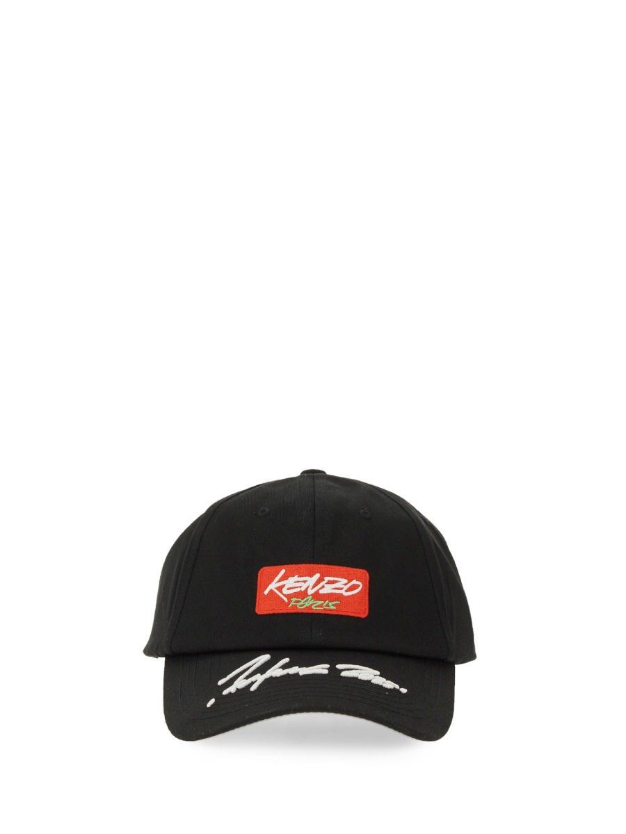 KENZO Cotton Cap with 'X FUTURA 2000' Embroidery - Banlieue91 -