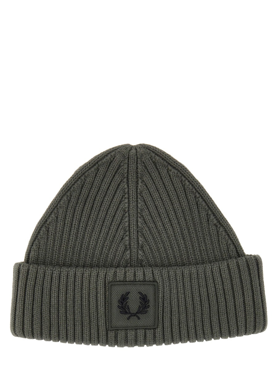 FRED PERRY Classic Logo Beanie Hat for Men - Banlieue91 -