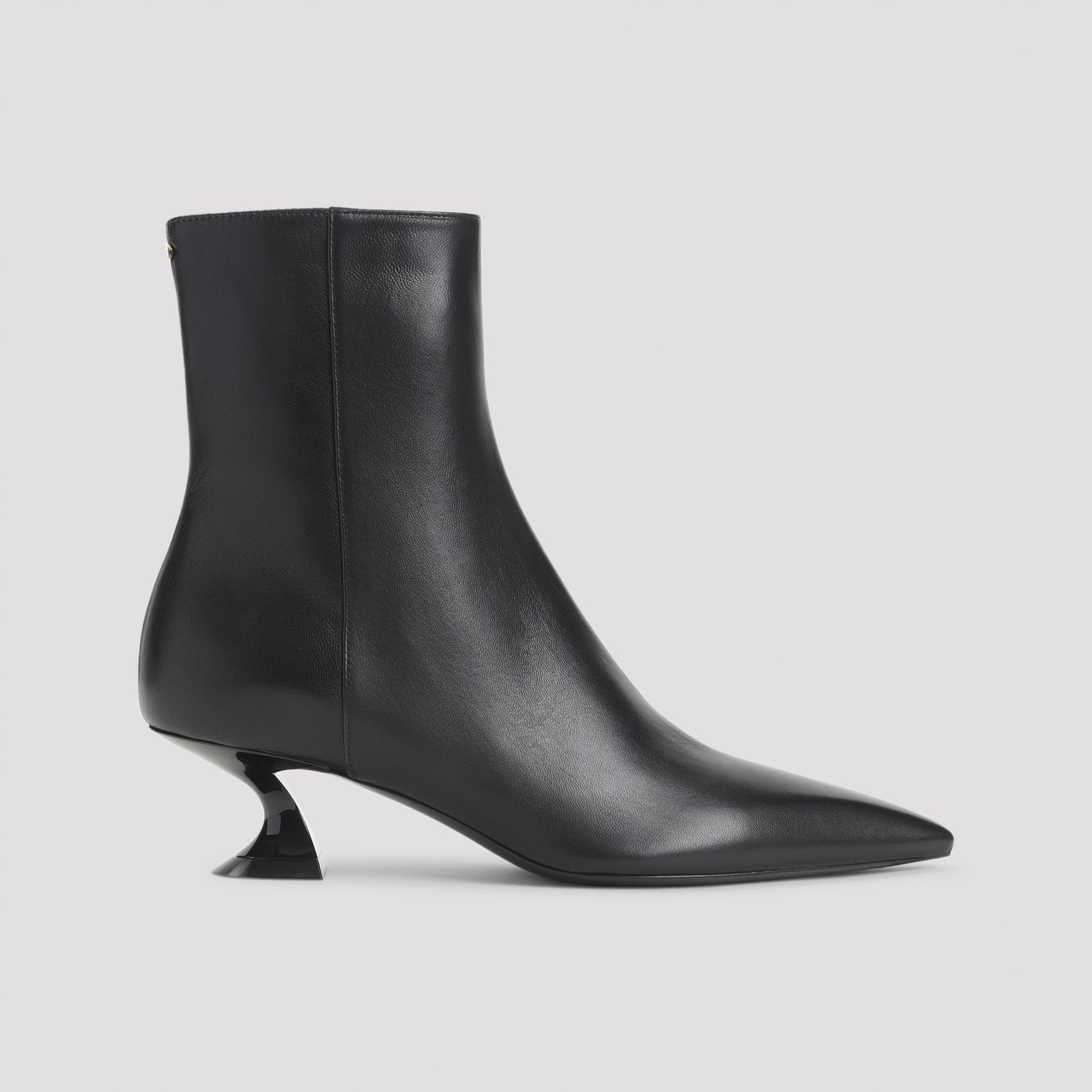 LANVIN Mini Kitten Heel 50 mm Lambskin Ankle Boots - Banlieue91 -