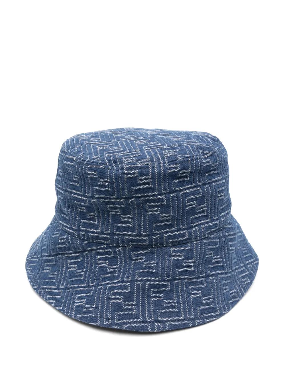 FENDI Bucket Hat in FF Jacquard Denim - Banlieue91 -