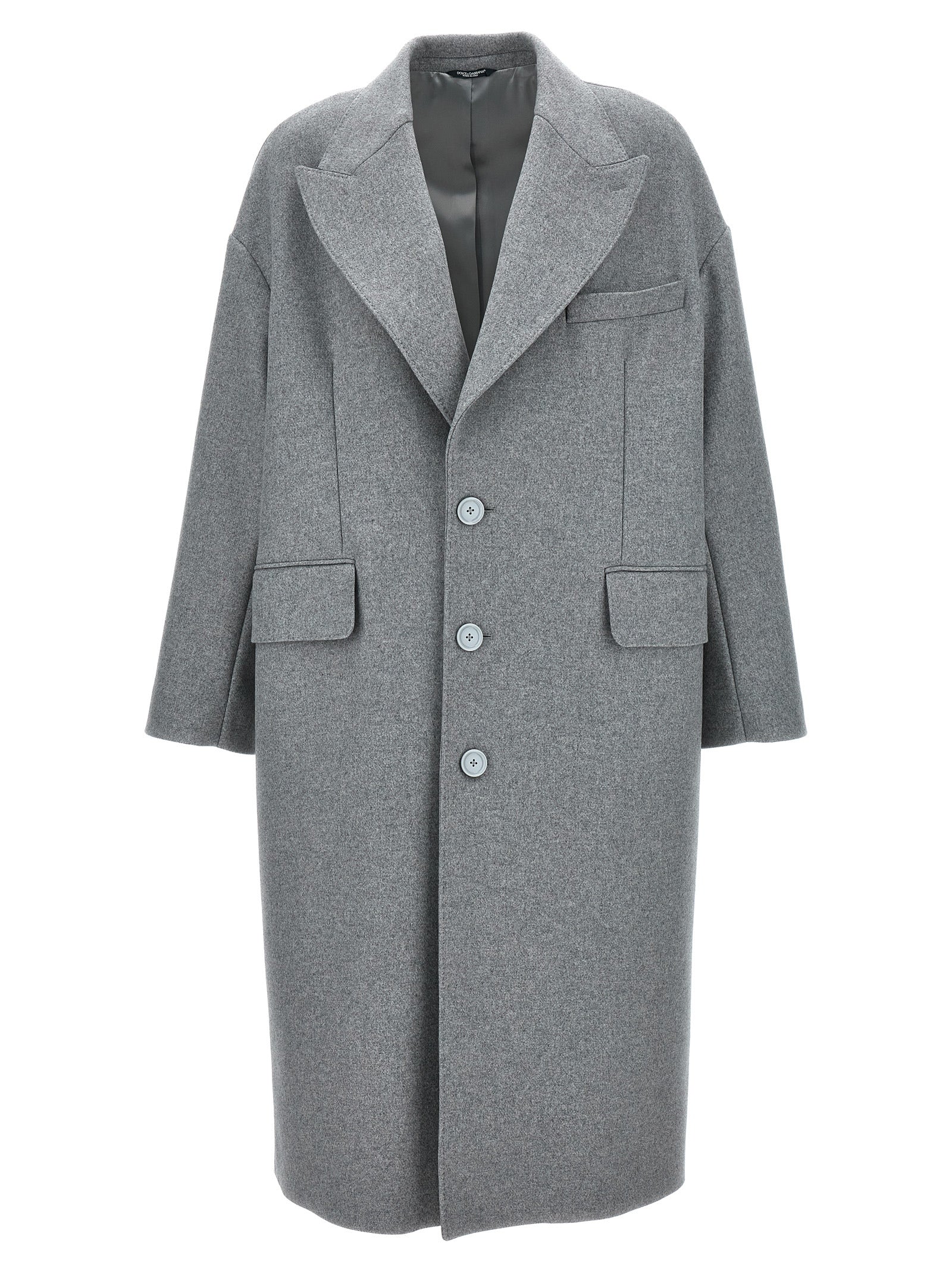 Dolce & Gabbana Single Breasted Wool Coat - Banlieue91 -