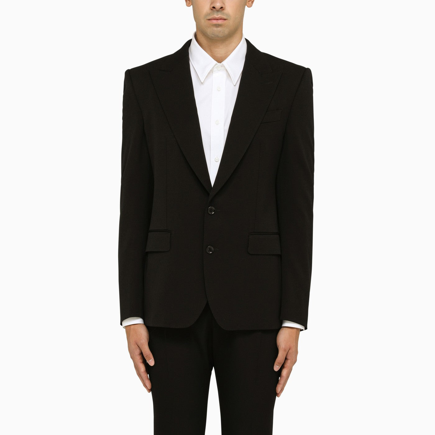 Dolce&Gabbana Classic Single Breasted Black Jacket - Banlieue91 -