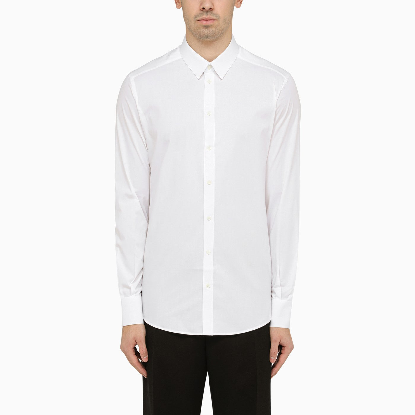 Dolce&Gabbana Classic White Poplin Shirt - Banlieue91 -