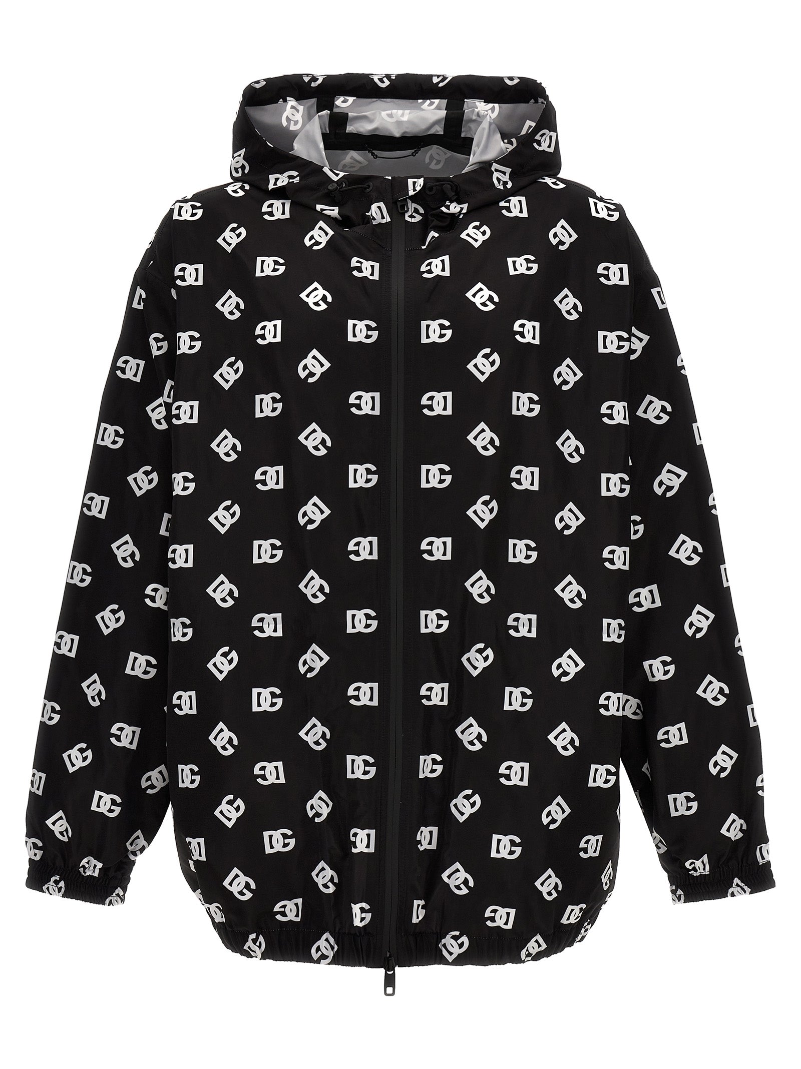 Dolce & Gabbana Logo Print Hooded Jacket - Banlieue91 -