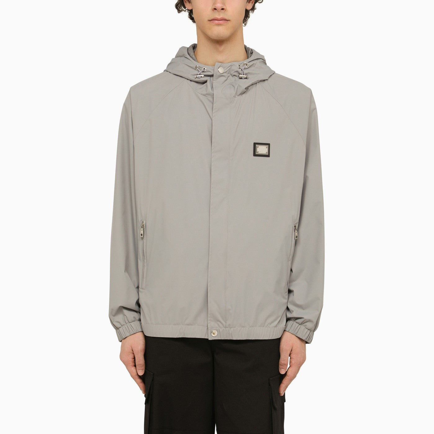 Dolce&Gabbana Lightweight Grey Hooded Jacket - Banlieue91 -