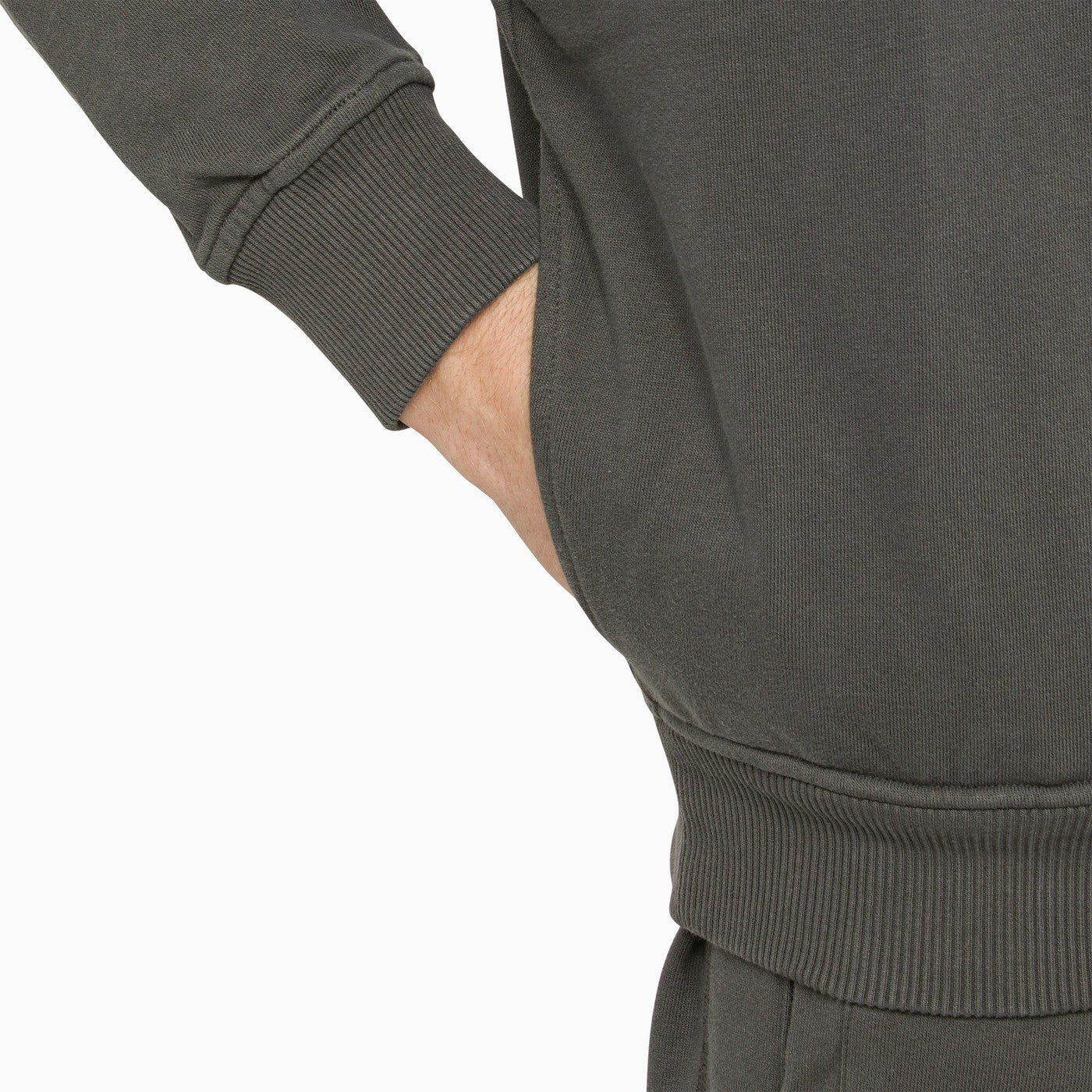 Dolce&Gabbana Grey Sweatshirt Hoodie With Logo - Banlieue91 -