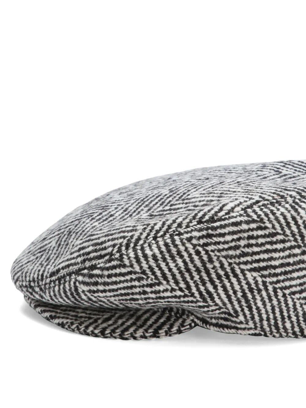 DOLCE & GABBANA Chevron Flat Cap for Men - FW25 Collection - Banlieue91 -