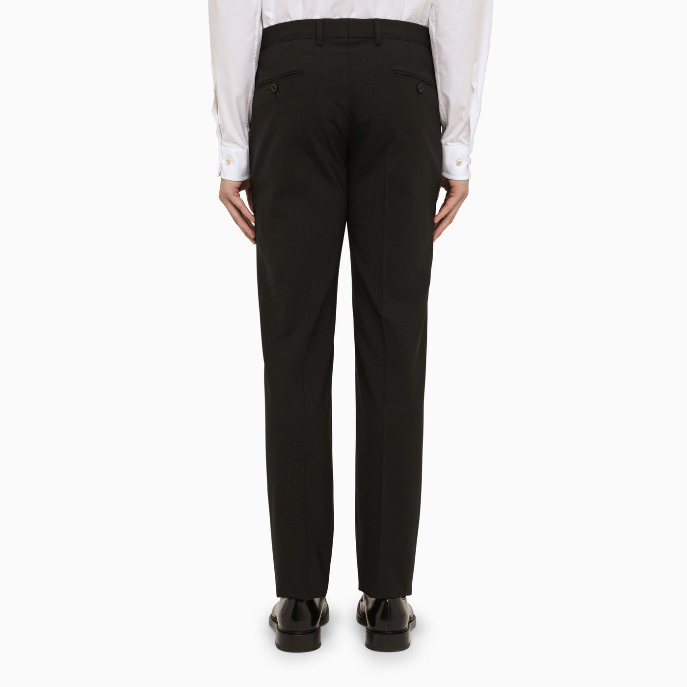 Dolce&Gabbana Black Wool Single Breasted Suit - Banlieue91 -