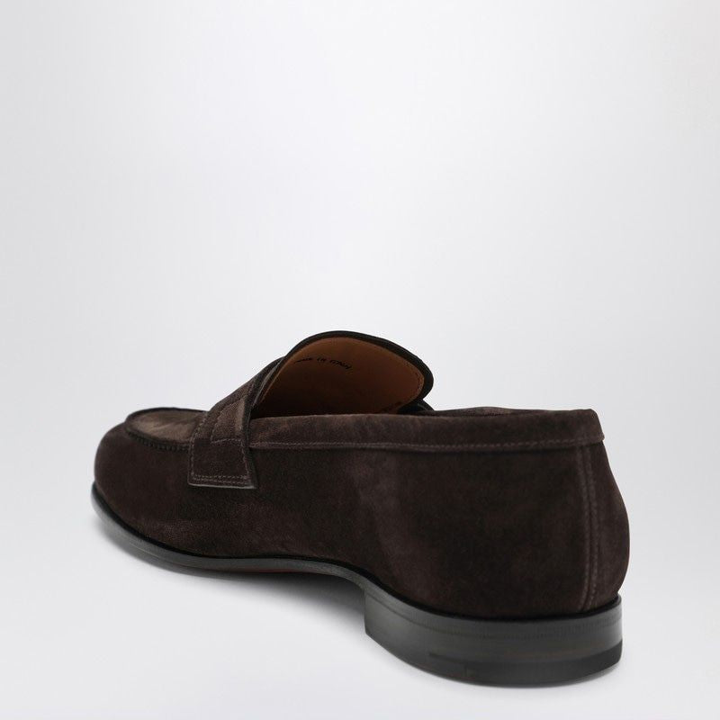 CHURCH'S Men's Suede Loafers with Penny Strap - Banlieue91 -