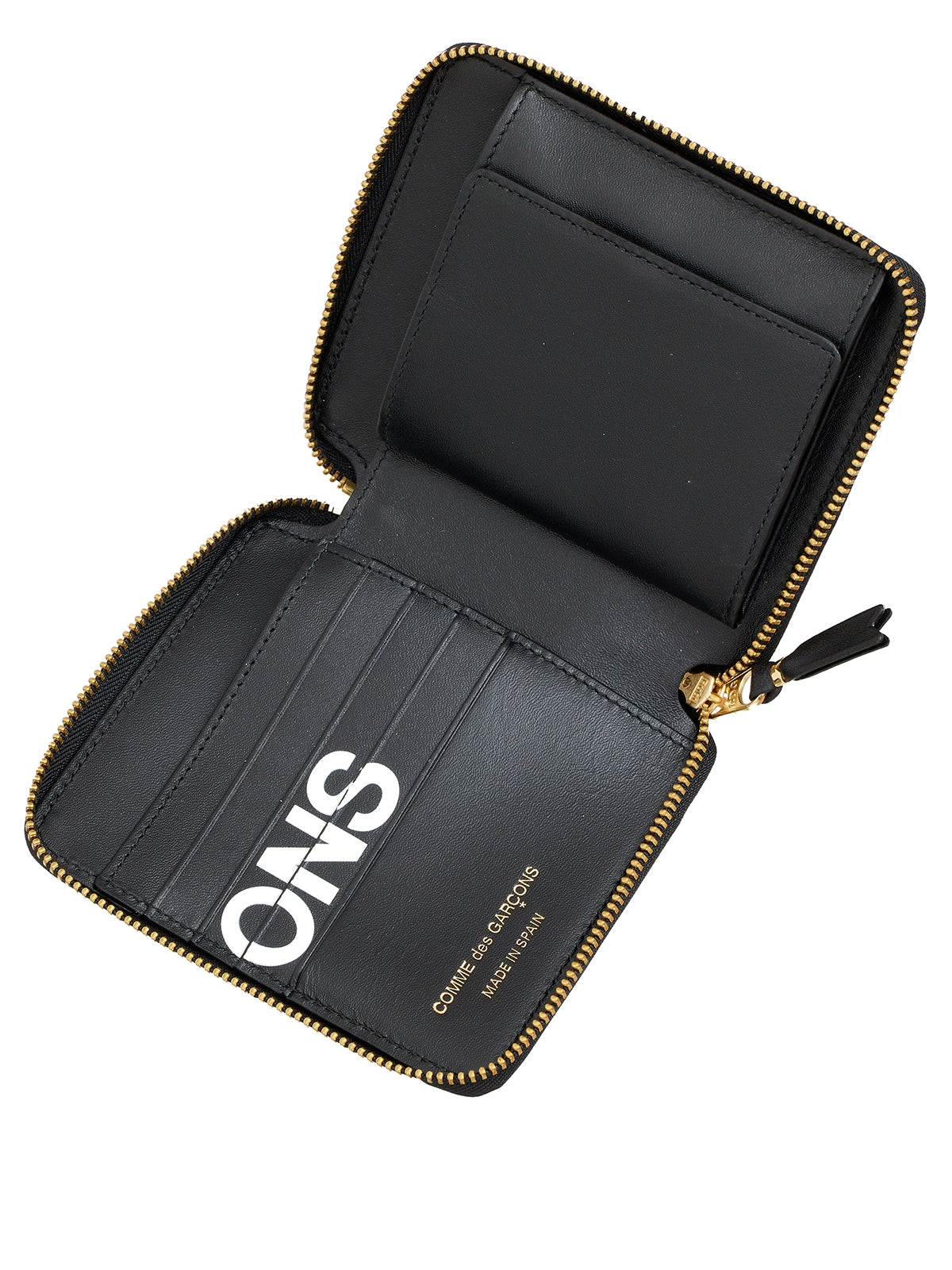 COMME DES GARÇONS WALLET Mini Wallet with Zip and Card Slots - Banlieue91 -
