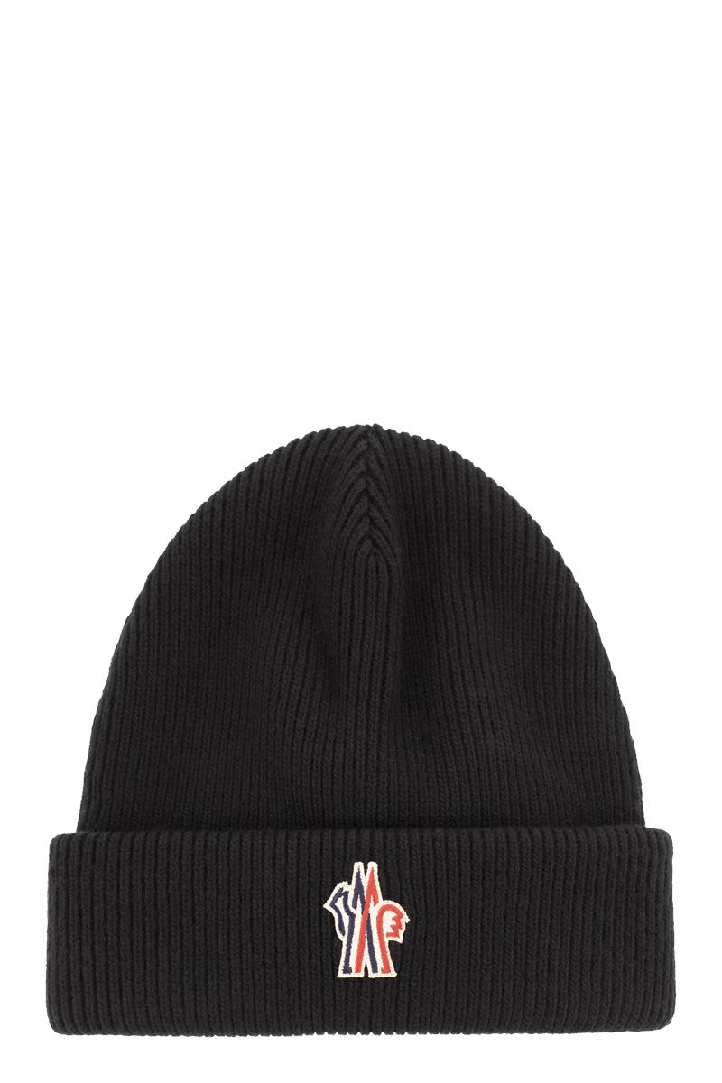 MONCLER GRENOBLE Wool Cap for Men - FW24 Collection - Banlieue91 -