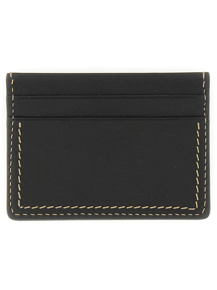 JIL SANDER Mini Leather Card Holder - Banlieue91 -