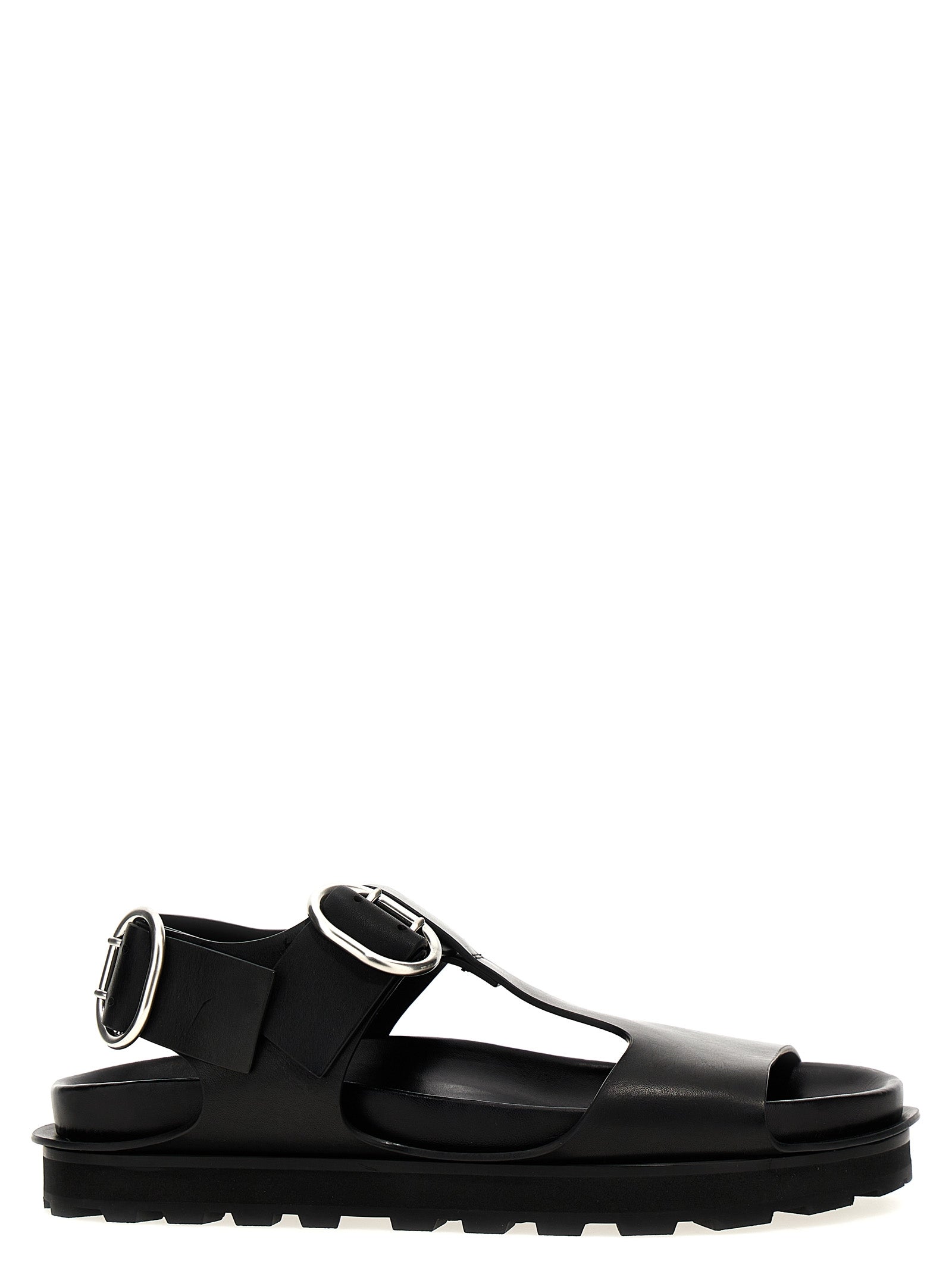 Jil Sander Leather Sandals - Banlieue91 -