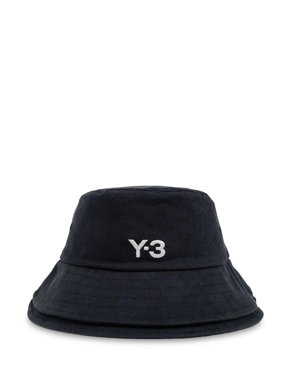 Y-3 Logo Print Bucket Hat - Banlieue91 -