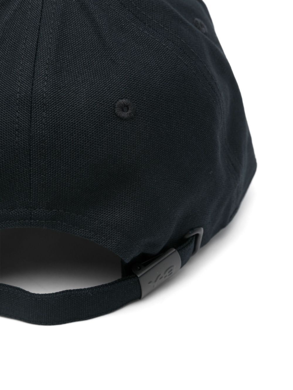 Y-3 Cotton Baseball Cap with Adjustable Strap and Cut-Out Detailing - Banlieue91 -