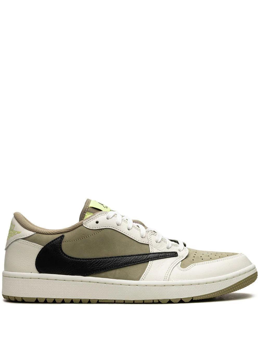 Jordan 1 Retro Low Golf Travis Scott Neutral Olive - Banlieue91