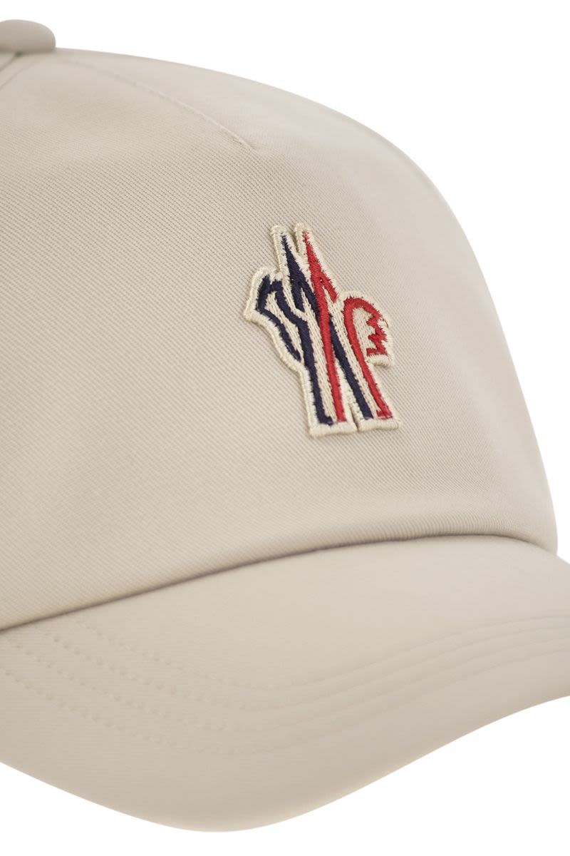 MONCLER GRENOBLE Cotton Gabardine Baseball Cap for Men - Banlieue91 -