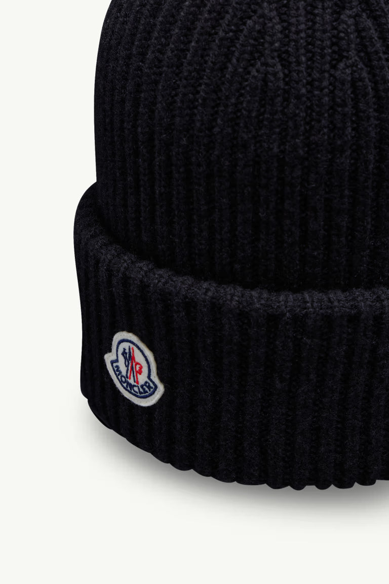 MONCLER Luxury Tricot Hat for Men - Fall/Winter 2025 - Banlieue91 -