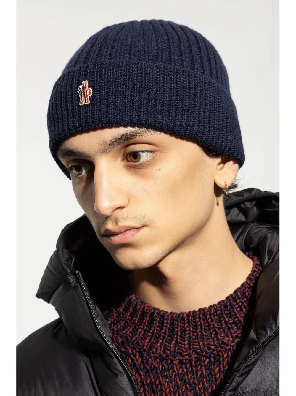 MONCLER Authentic Wool Hat for Men - FW25 Collection - Banlieue91 -
