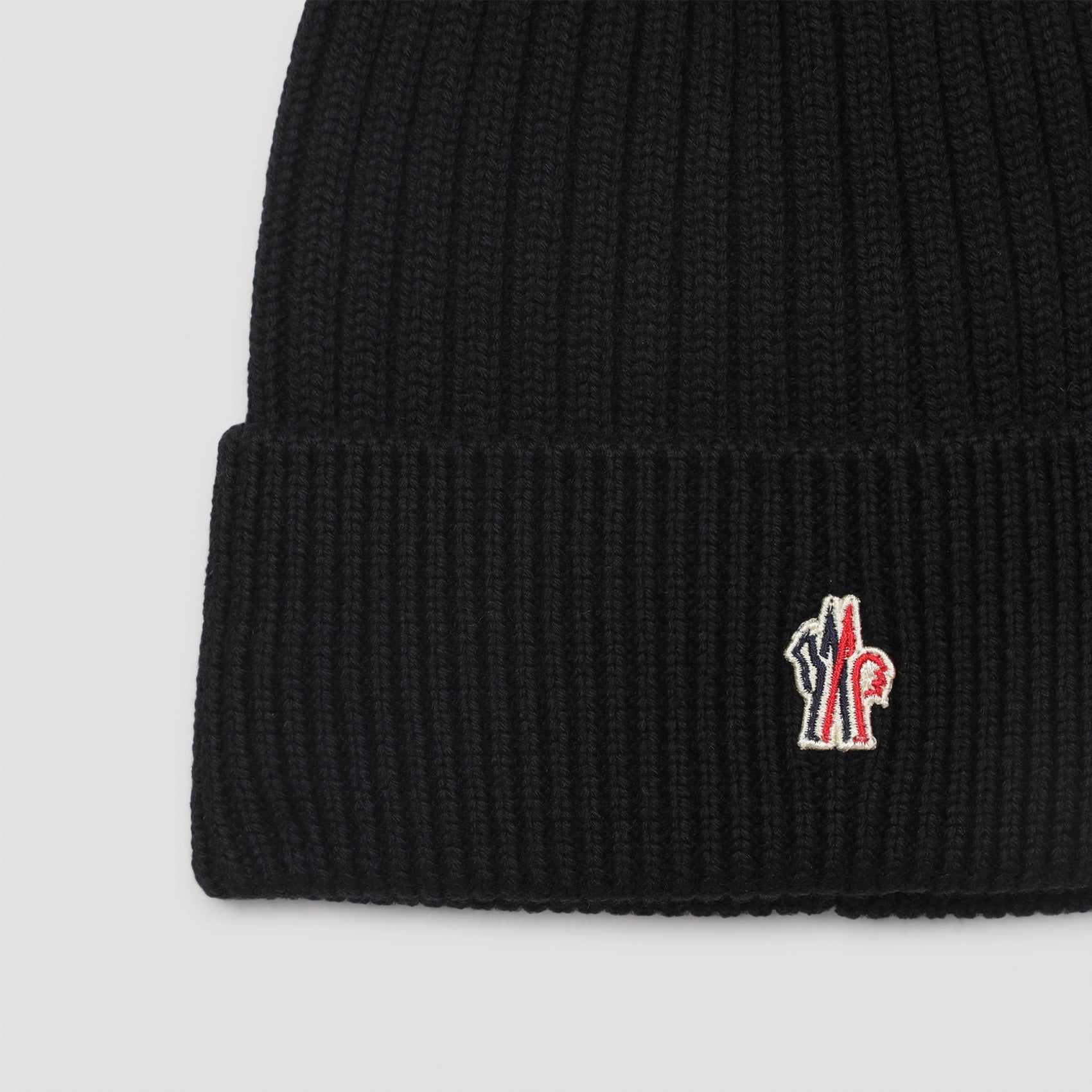MONCLER Rib Knit Wool Beanie for Men - Banlieue91 -